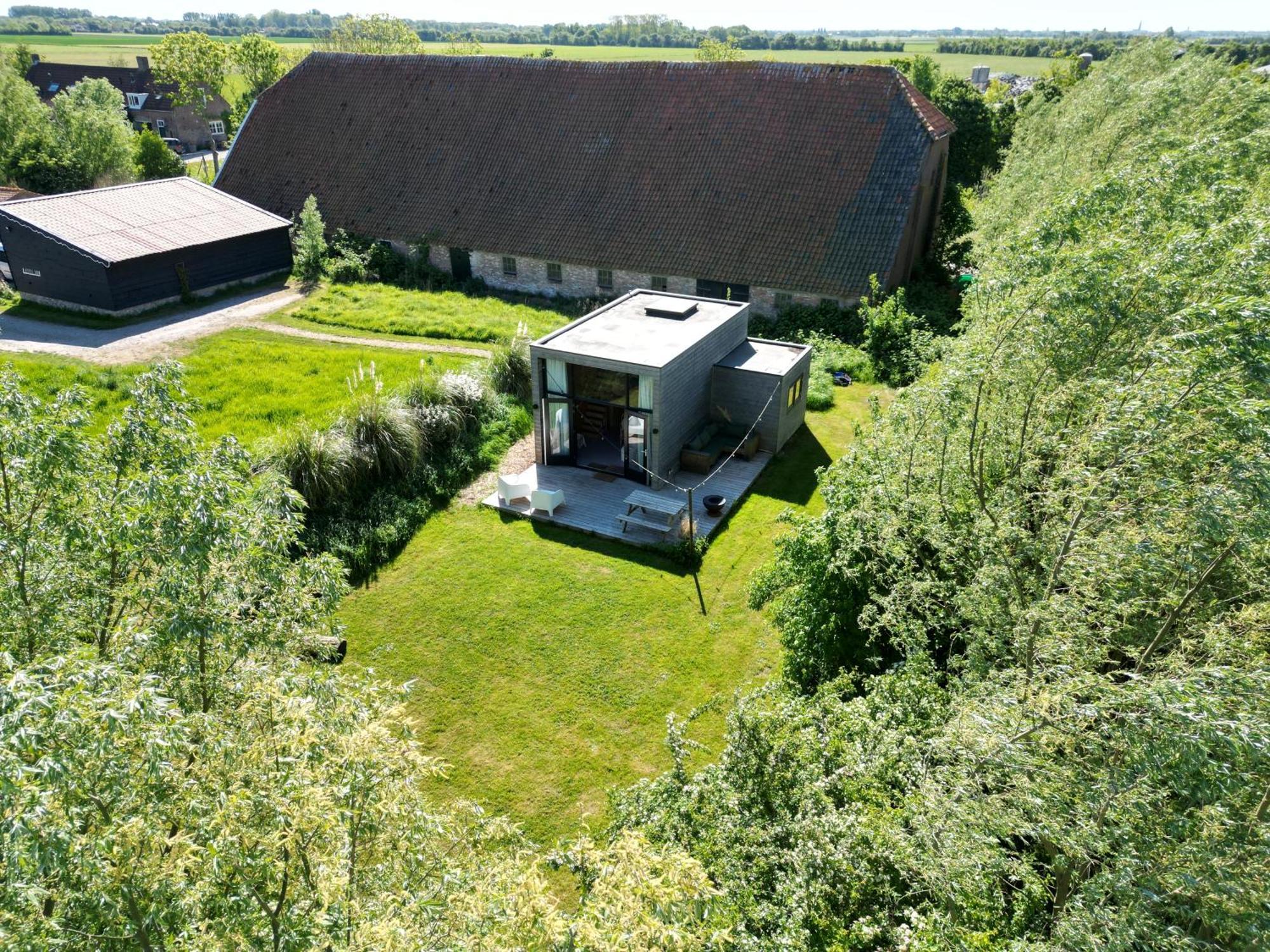 Villa Tiny House Lantliv Oostkapelle, Bij De Boer Extérieur photo